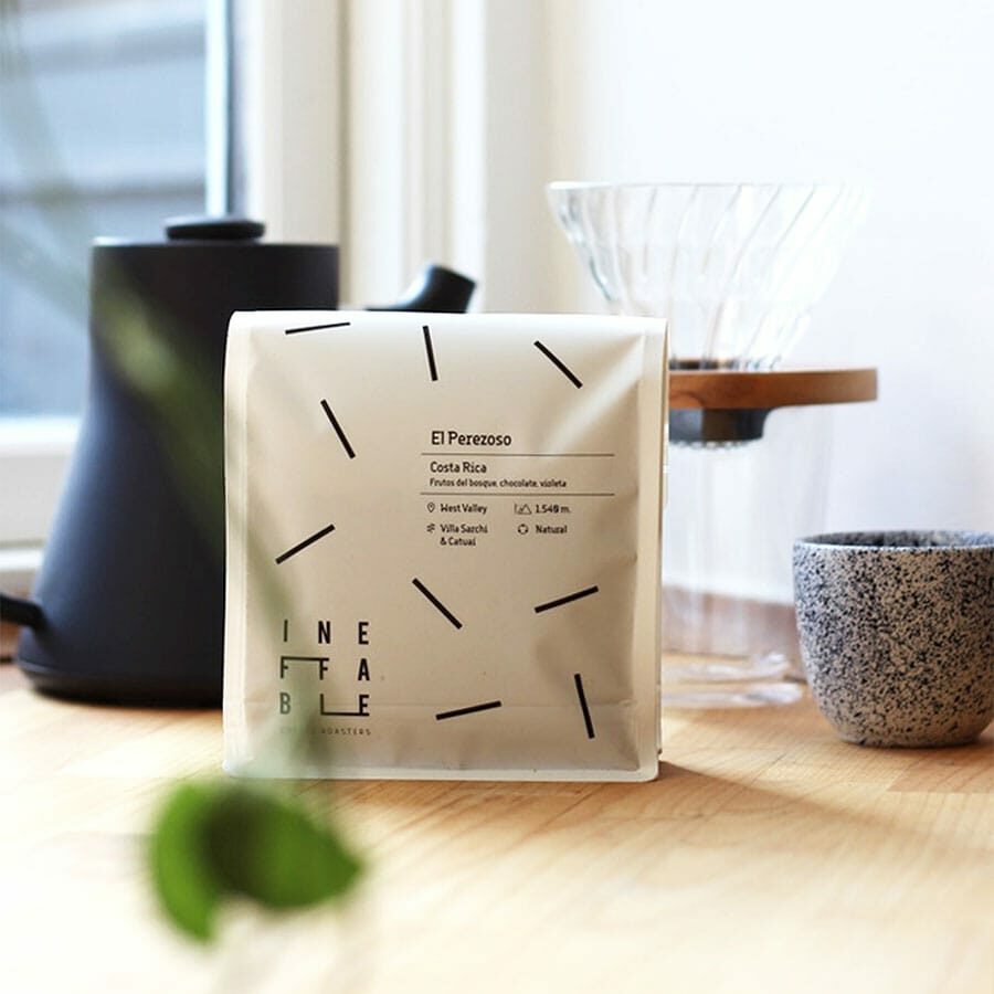 Paquete de café de especialidad de Ineffable Coffee de origen Costa Rica