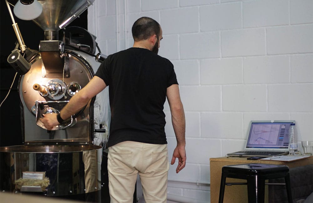 Roasting day at Ineffable Coffee Roasters