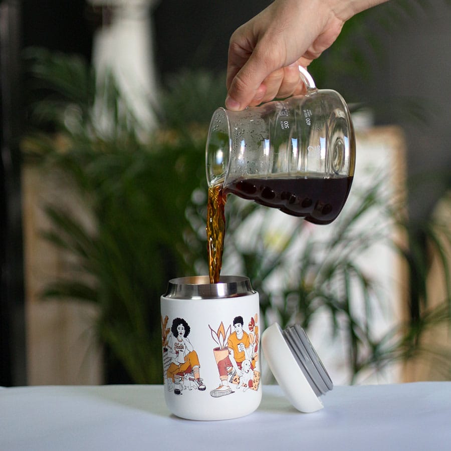 Fellow Carter Everywhere Termo 350ml 3 Fellow Carter Everywhere Termo 350ml. Un termo / taza de viaje para puedes disfrutar del café de especialidad.