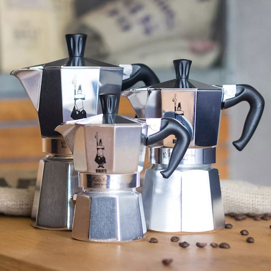 Cafetera italiana Bialetti Moka Express 2 Cafetera italiana Bialetti Moka Express 2, 3 y 6 tazas