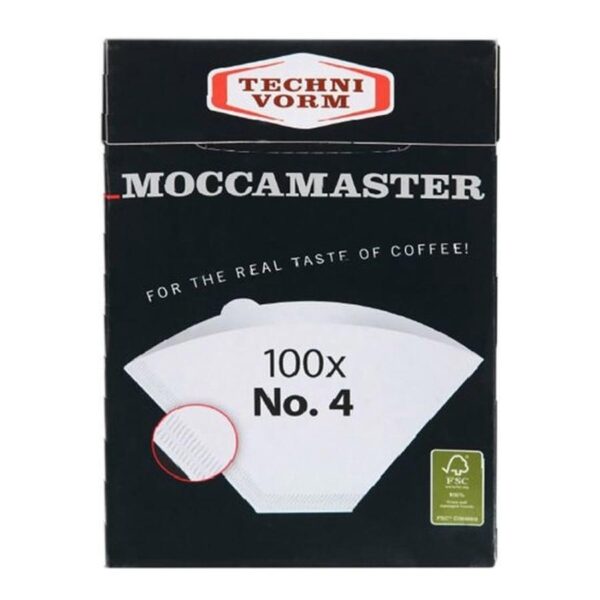 100 Filtros para cafetera moccamaster No 4