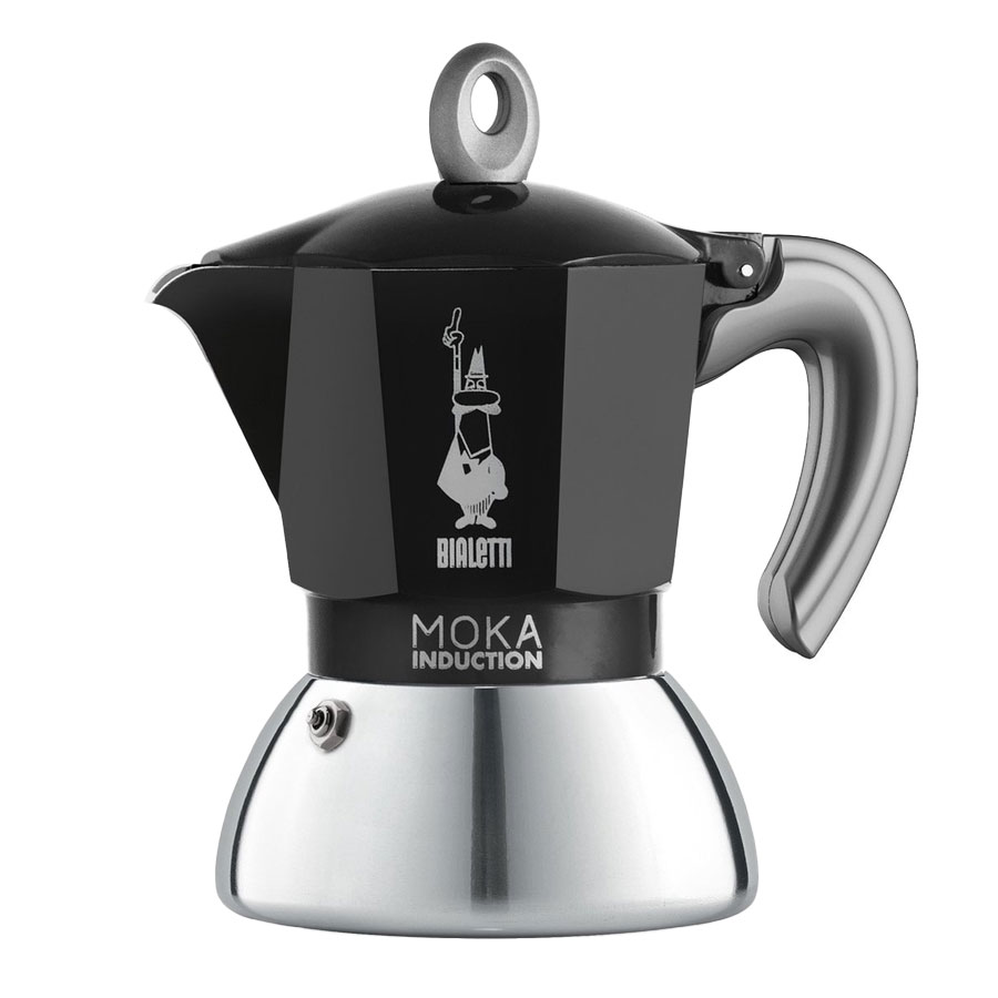 Moka induction coffee maker Bialetti Express 3 Black Bialetti Induction Italian Coffee Maker for 2 Cups