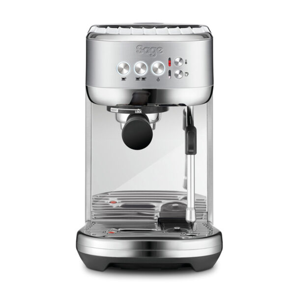 Cafetera Sage Bambino Plus plateada
