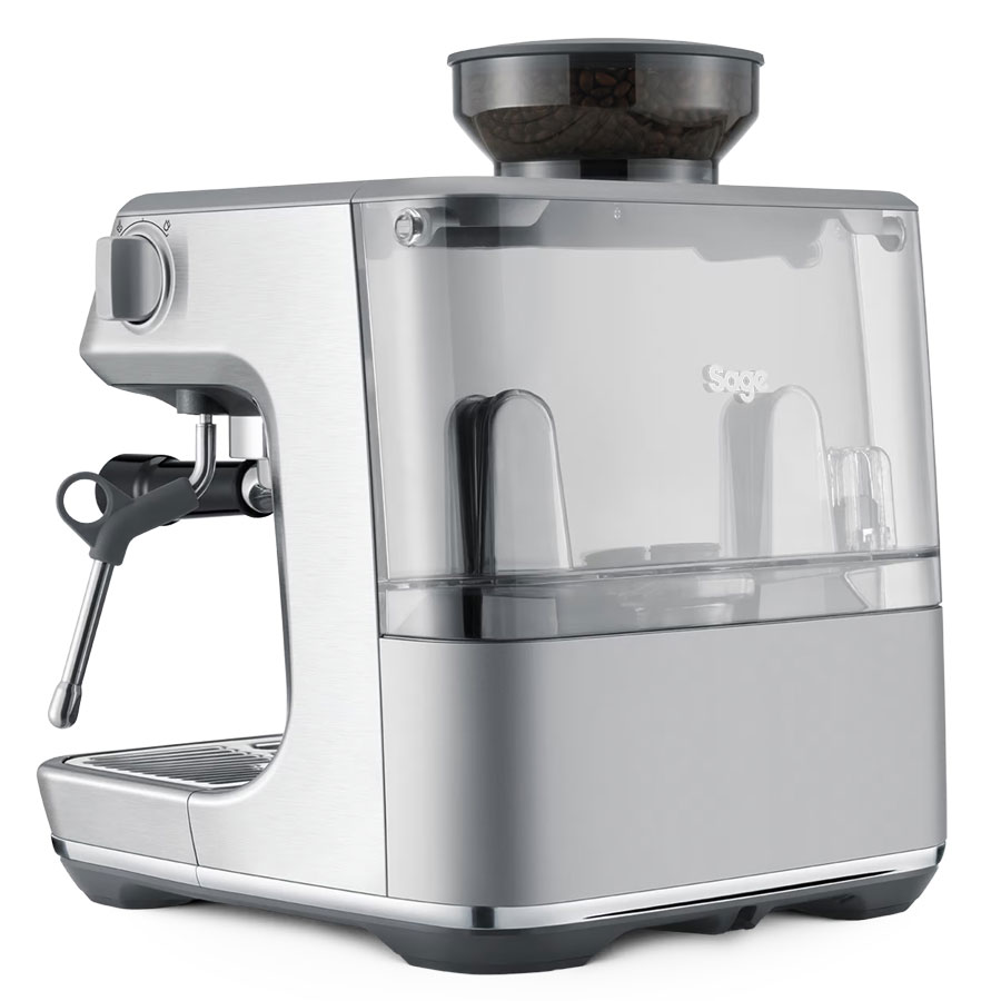 Sage Barista Pro 3 Parte trasera con depósito de agua de cafetera para espresso sage the barista pro