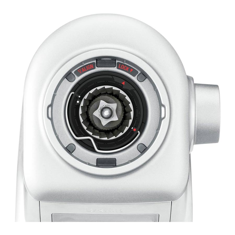 Sage Smart Grinder Pro 3 Mecanismo de muelas y graduación de la molienda del molino Sage Smart Grinder Pro