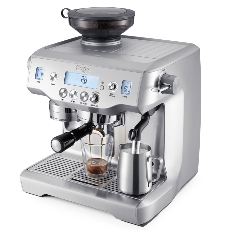 Sage Oracle 2 Cafetera con espumador de leche y molinillo sage the oracle