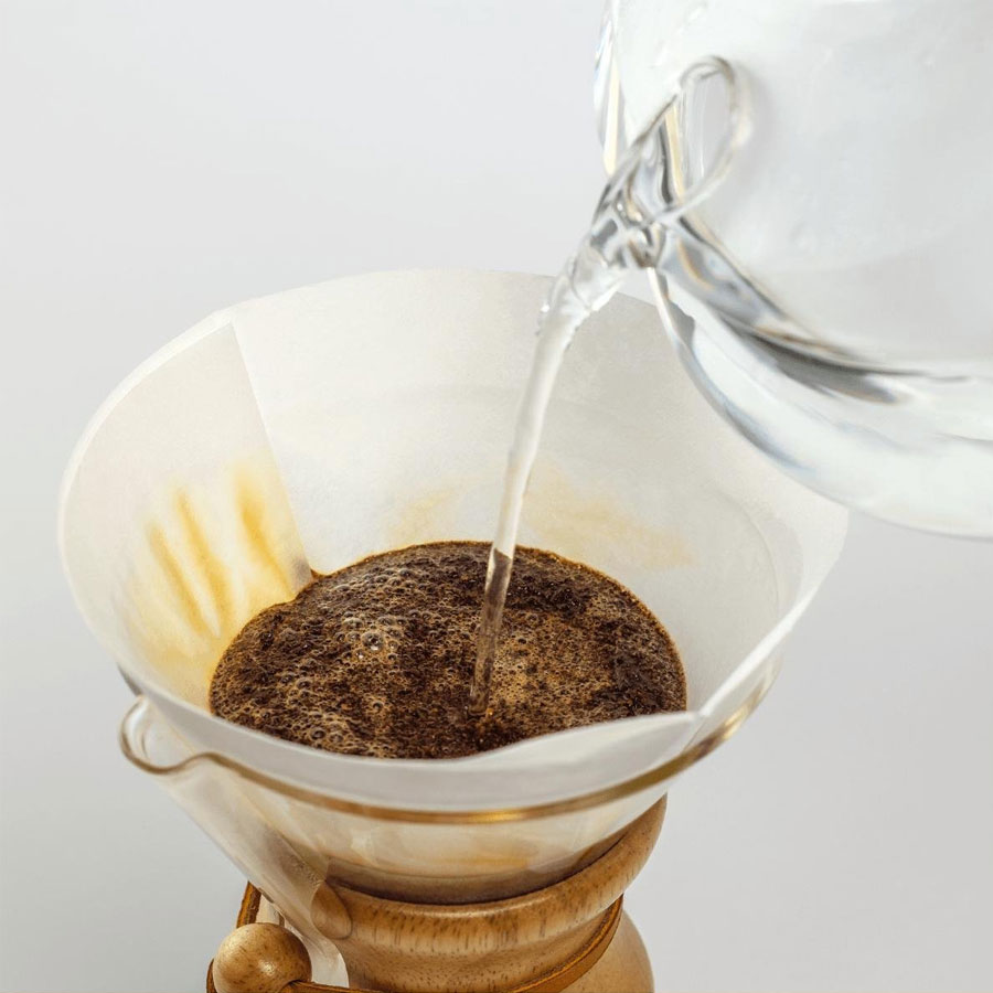 Chemex Filters 2 Ejemplo de café hecho con cafetera chemex para 6 tazas