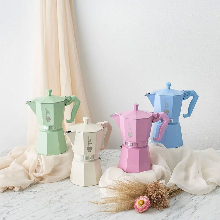 Cafetera Bialetti Moka Exclusive 3 Conjunto de cafeteras Bialetti para café espresso moka exclusive