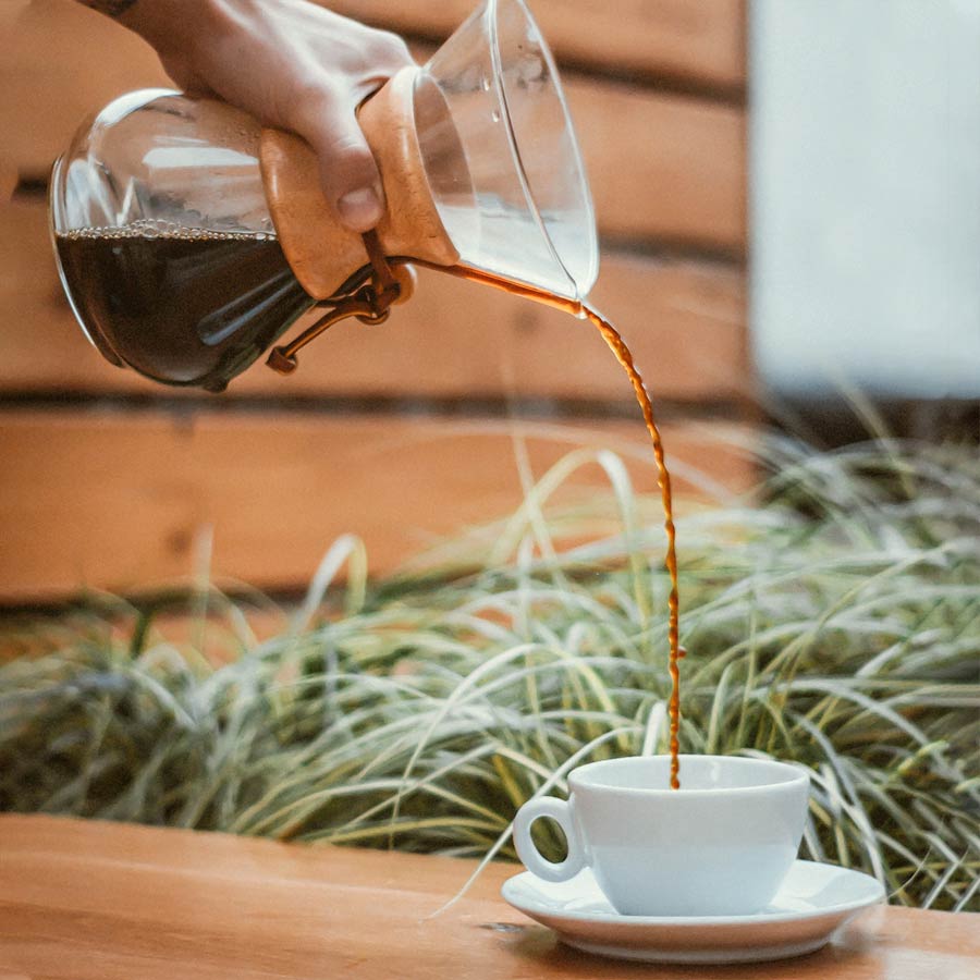 Cafetera Chemex 3 Cafe hecho con cafetera chemex