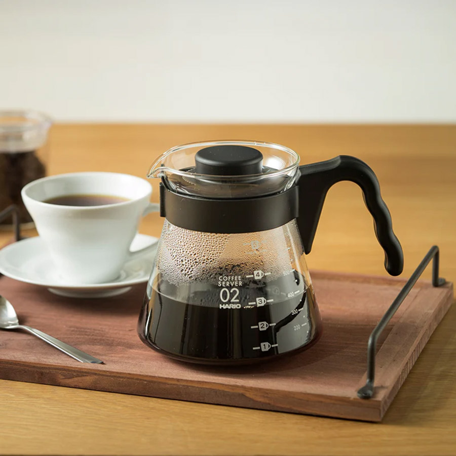 Jarra Hario V60 3 Desayuno con jarra para café v60 Hario de cristal