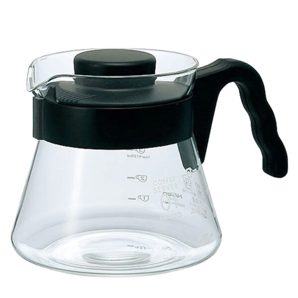 Jarra Hario v60 02 de cristal para hacer café de filtro v60