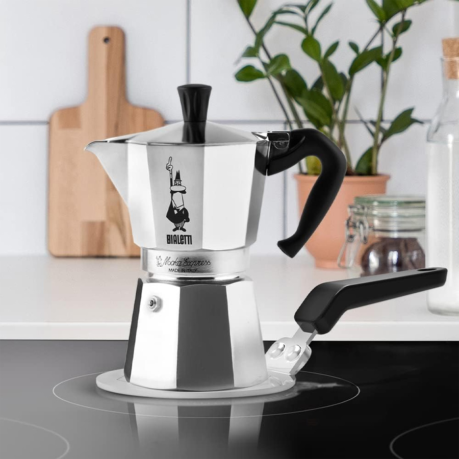 Adaptador Placa Inducción Bialetti - Cafeteras 3 Plato adaptador para usar cafeteras italianas en vitrocerámicas de inducción de la marca Bialetti