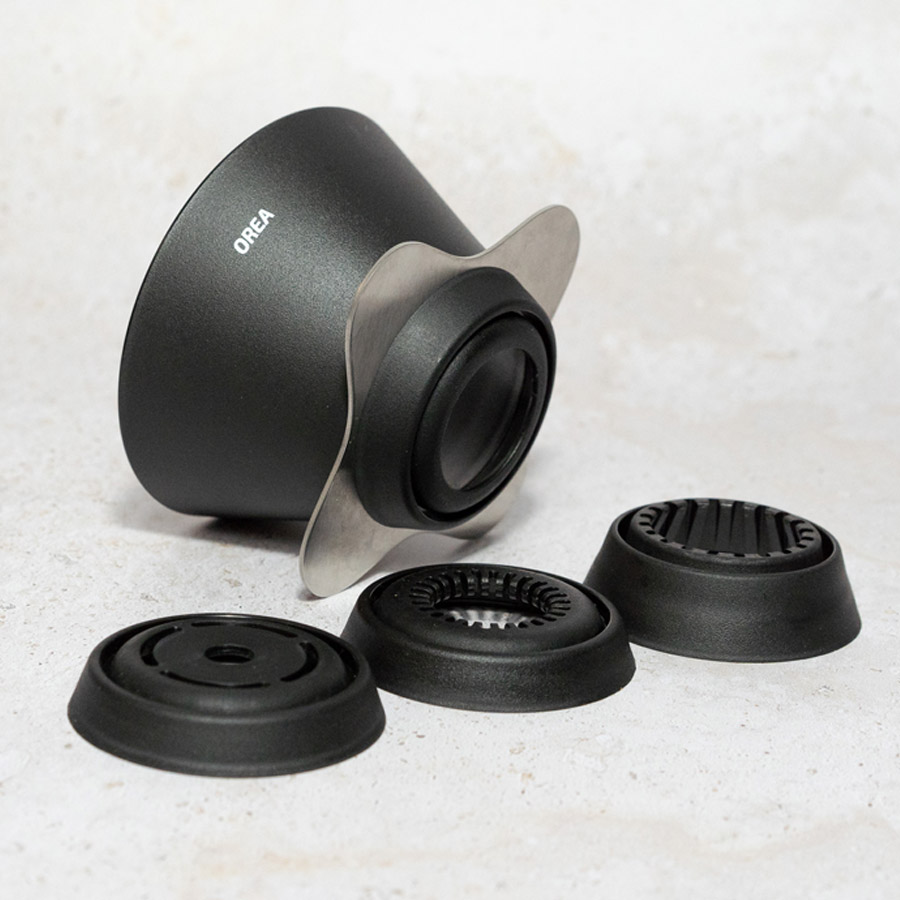 Dripper Orea V4 - Narrow & Wide 2 Diferentes cabezales para el dripper orea v4