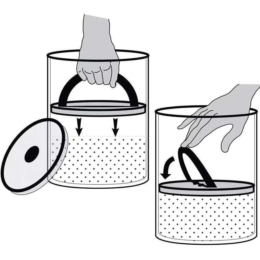 Airscape - Recipiente hermético café 4 Mecanismo para guardar café al vacío de la marca Airscape