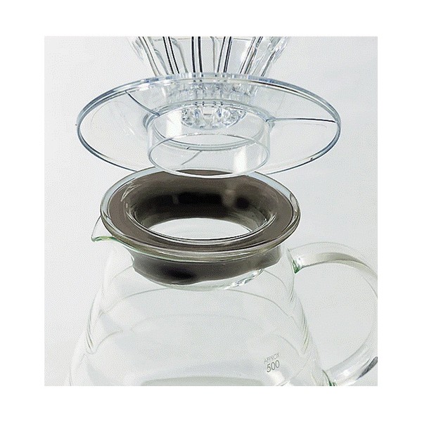 Jarra de Café HARIO Cristal 600 ml 2 Jarra de Café HARIO Cristal 600 ml - Imagen 2